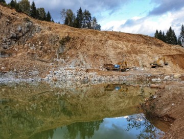 Jezero v kamnolomu | Slovenska jezera | Moja jezera