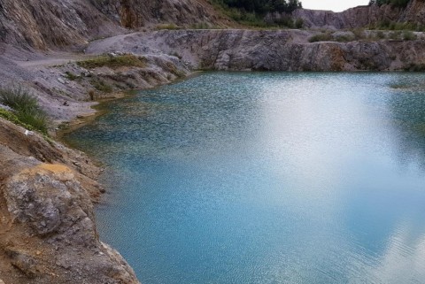 Jezero kamnolom reber pri skofljici 11